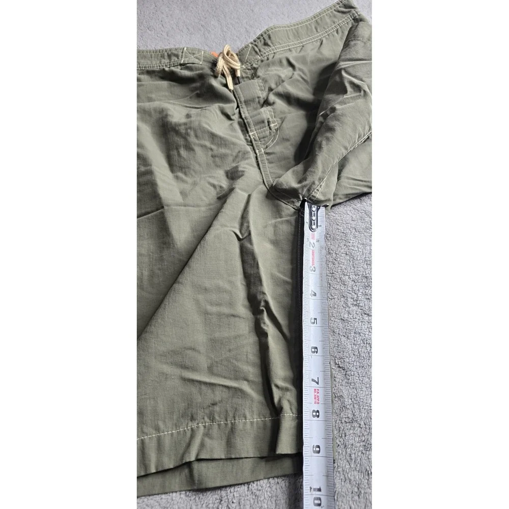 Polo Ralph Lauren Lined Swim Trunks Mens L Green Drawstring 9